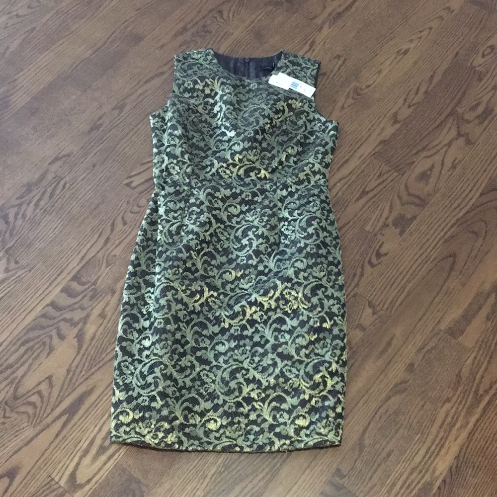 Carmen Marc Valvo Gold Dress